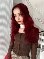 カシェ ホリエ(CACHE HORIE)&nbsp;レッドカラー / ウェーブヘア