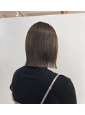 切りっぱなし × オリーブベージュ*