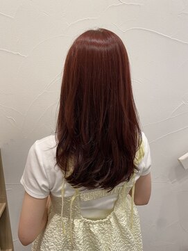 アッシュ 中目黒店(Ash) レッドレイヤーヘア