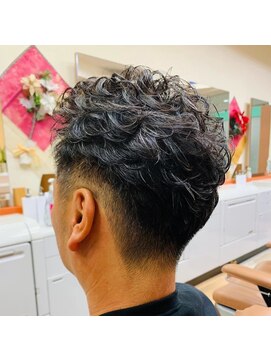 アポロカットステージ 相模大野店 アップバング/ツーブロックマッシュ<理容室>[メンズ/相模大野]