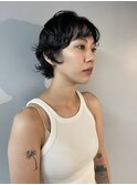 ショート/外国人風パーマ/ショートマレット
