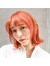 【ハイトーンカラー】カット+ハイブリーチ+カラー( プレTR付き )　￥15700