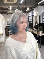 ジーニー 横浜(giinii)&nbsp;ブリーチカラー_デザインカラー_裾カラー