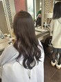 アース 会津若松店(HAIR&MAKE EARTH)&nbsp;黒髪から透明感カラー
