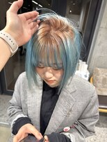 ルーフ 町田店(LUFE)&nbsp;ルーツカラー/ブリーチ2回～／デザインカラー#町田