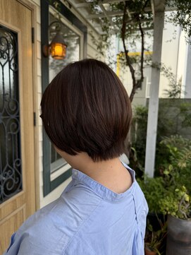 チョコレート(chocolate) 髪質改善大人可愛い20代30代40代50代ショートボブ