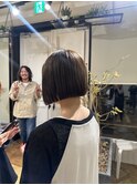 切りっぱなしボブ