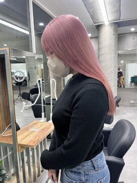 ウェーリング(Welring) ピンクカラー　デザインカラー　フェイスフレーミング