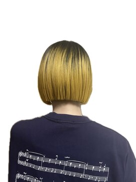 グランデュール 静岡駅前店(GRANDEUR) かっこいい切りっぱなしボブ!!