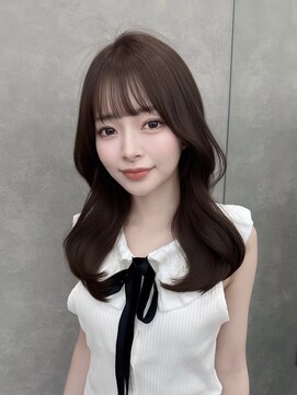 ロンドリゼル 札幌(Lond RiseL) オリーブグレー/前髪/ボブ/マロンベージュ/レイヤーカット/小顔