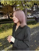 シェーン 仙台駅広瀬通店(schon)&nbsp;夜でも映えるミルクティーピンク！