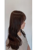 エッジ(EDGE)&nbsp;艶ブラウン×ゆるウェーブロング【EDGE】