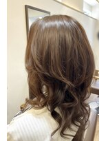 ヘアー グリーン(hair green)&nbsp;ニュアンスミディアムウェーブ【新百合ヶ丘美容院おすすめ】
