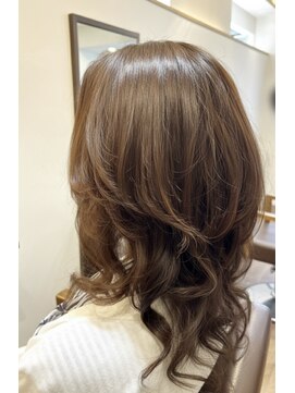 ヘアー グリーン(hair green) ニュアンスミディアムウェーブ【新百合ヶ丘美容院おすすめ】