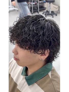 ゴールド 京都 三条(GOALD) シャドウパーマスパイラルツイスト刈り上げ