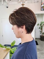 エイス 梅田 中津(Ace) センターパート × 曲がる縮毛矯正 × アイブローカット