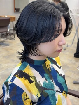 ラボアン 梅田店(lab.em.) 王道ウルフヘアスタイル