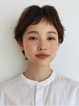 ロディーナ 大口 新子安(rodina) ハッシュカット/グレージュ/デザインカラー/大口新子安白楽鶴見