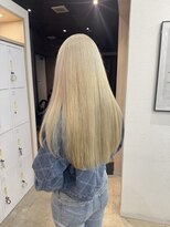 アジールヘア 赤羽(agir hair)&nbsp;韓国風ハイトーン×ブロンドカラーで垢抜けヘア赤羽ブリーチ