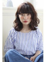 アンアミ オモテサンドウ(Un ami omotesando)&nbsp;【Un ami】モードミディアム×ミルクティーカラー　工藤　由佳