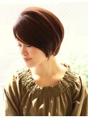 大人女性・丸みが綺麗なショート