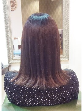 ファム ヘア サロン(FEMME HAIR SALON) ブルーアッシュ外はねボブ