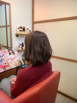 ムードコア 関内店(mu;d Coa) ピンクアッシュボブ