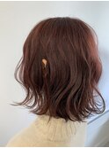 外ハネで動きをプラス!伸ばしかけロングボブ