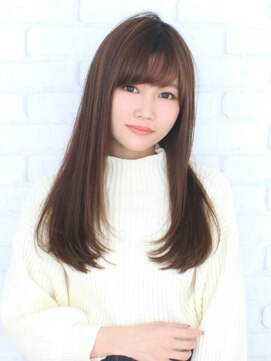 ムム(mumu) 艶髪ロング/ブラウン/抜け感/20代30代40代50代