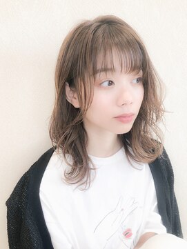 マイラ 銀座(myla) 【佐伯】顔周りがポイント☆外ハネミディアム