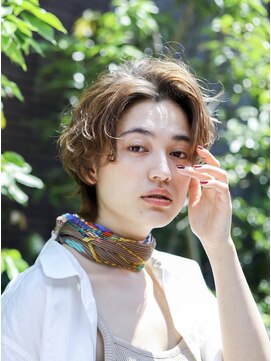 アリゲート ダイカンヤマ(Ari gate daikanyama) 【Arigate山中】マニッシュハンサムショート×くせ毛風パーマ