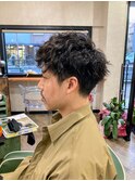 メンズ似合わせカット＋ツイストスパイラルパーマ