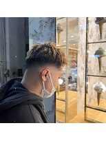 ヒロギンザ 横浜店(HIRO GINZA)&nbsp;スキンフェード×ツイストパーマ