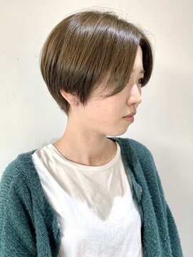 フォーク FOLK 【FOLK】透明感クリアベージュ☆似合わせハンサムショート♪