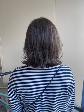 カシェ リタ ヘアー(CACHE'&RITA HAIR) 外ハネレイヤーボブ◯オリーブベージュ