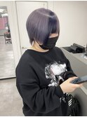 【KAＺUKI】ペールバイオレット×ディープパープル/艶/髪質改善