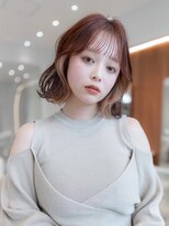 大人ガーリーインナーカラー/チョコレートカラー/20代30代