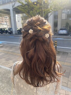 アイズ(Aizu) 【Aizu 蒲原】結婚式ルーズハーフアップ