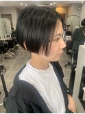 刈り上げ/ショートボブ/モード