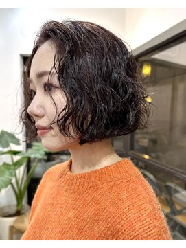 ナループロアオハナ(Nalu pu loa ohana) ボブパーマ/パーマ/スパイラルパーマ/ボブ/ぷつっとボブ