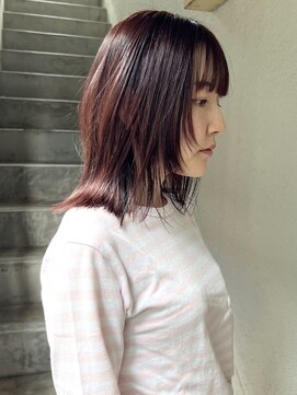 ミニ(mini) レイヤー×ピンクベージュ