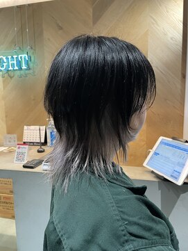エイト 沖縄豊崎店(EIGHT toyosaki) 【EIGHT 豊崎】お客様スタイル_ウルフシルバー×ブラック