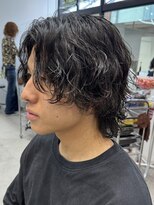 フィフス 渋谷(fifth)&nbsp;緩めツイストスパイラル無造作シャドウパーマ渋谷メンズ