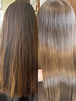 アイノアシェール 西宮(AInoa Cher) 髪質改善/ビフォーアフター