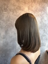 ウィート(wheat)&nbsp;コーラルベージュ/鎖骨ボブ/内巻きボブ