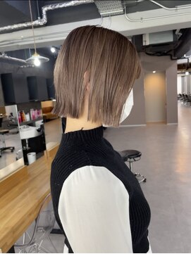 レブ 三条河原町(Reb,) タッセルボブ前髪ありボブ30代40代似合わせヘア大人可愛い韓国