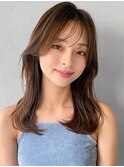 モテ髪ウェーブパーマ愛されサイドバングくせ毛風カール美髪