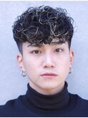 心斎橋スペインカールスパイラルパーマフェードツイスパメンズ★