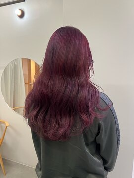 ニール シトロン 名古屋 伏見 丸の内(NEELU citron) 【Neelu_scuro_conoka】1ブリーチラズベリーカラー