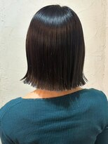 レイール 下北沢(Reir)&nbsp;【Reir_下北沢】*外はね切りっぱなしボブ+ダークアッシュ